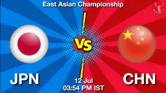 JPN vs CHN Match Result