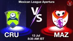 CRU vs MAZ Match Result