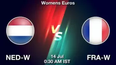NED-W vs FRA-W Match Result