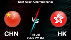 CHN vs HK Match Result