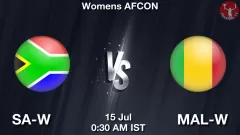 SA-W vs MAL-W Match Result