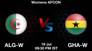 ALG-W vs GHA-W