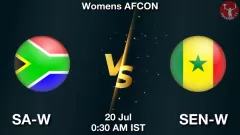 SA-W vs SEN-W Match Result