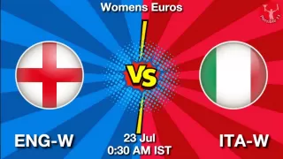 ENG-W vs ITA-W