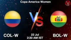 COL-W vs BOL-W Match Result