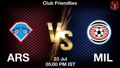 ARS vs MIL Match Result