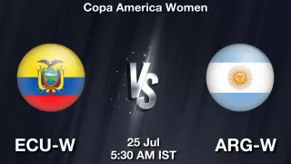ECU-W vs ARG-W