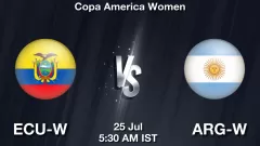 ECU-W vs ARG-W Match Result
