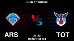 ARS vs TOT Match Result