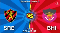 SRE vs BHI Match Result