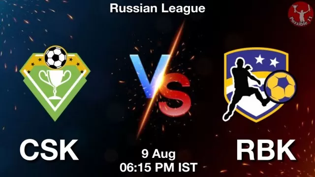 CSK vs RBK Dream11 Fantasy Prediction CSK vs RBK Dream11 Team Prediction, Fantasy Football Tips