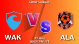 WAK vs ALA Match Prediction & Fantasy Tips - <small>Fri, 15 Aug 09:00 PM IST</small>