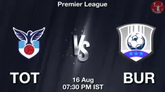 TOT vs BUR Match Result