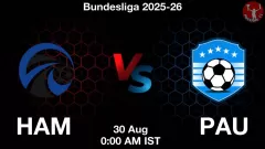 HAM vs PAU Match Result