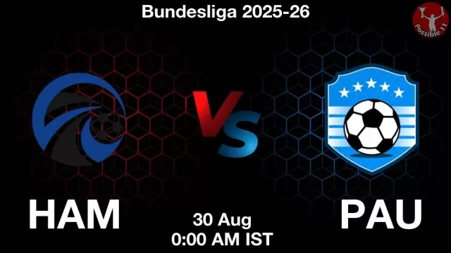 HAM vs PAU Match Previews and Football Tips