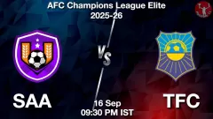 SAA vs TFC Match Result