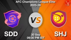 SDD vs SHJ Match Result