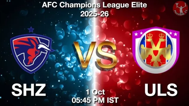 SHZ vs ULS Match Previews and Football Tips