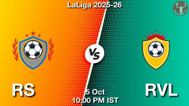 RS vs RVL ड्रीम11 भविष्यवाणी, फैंटेसी फुटबॉल टीम - 05 अक्टूबर 2025