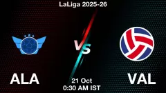 ALA vs VAL Match Result