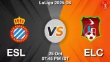 ESL vs ELC Match Preview & Latest Updates - <small>Sat, 25 Oct 07:45 PM IST</small>