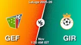 GEF vs GIR Match Preview & Latest Updates - <small>Sat, 01 Nov 01:30 AM IST</small>