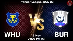 WHU vs BUR Match Result