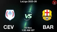 CEV vs BAR Match Result
