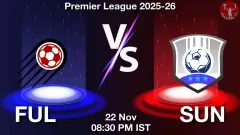 FUL vs SUN Match Result