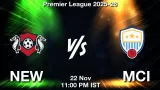 NEW vs MCI Match Preview & Latest Updates - <small>Sat, 22 Nov 11:00 PM IST</small>