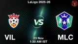 VIL vs MLC Match Preview & Latest Updates - <small>Sun, 23 Nov 01:30 AM IST</small>