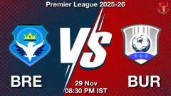 BRE vs BUR Match Result