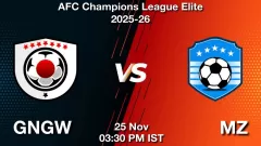GNGW vs MZ Match Result