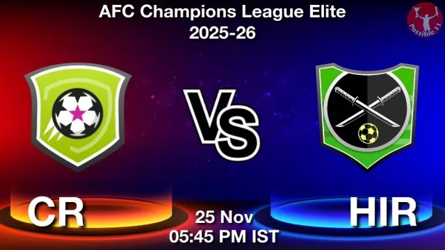 CR vs HIR Match Previews and Football Tips