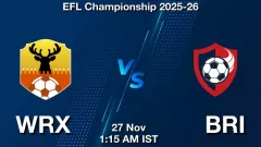 WRX vs BRI Match Result