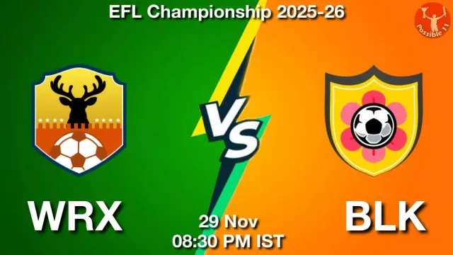 WRX vs BLK Match Previews and Football Tips