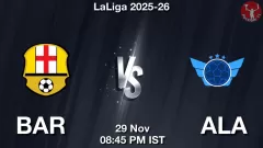 BAR vs ALA Match Result