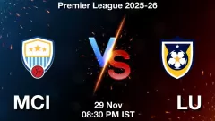 MCI vs LU Match Result