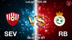 SEV vs RB Match Result