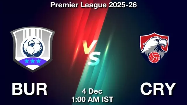 BUR vs CRY Match Previews and Football Tips