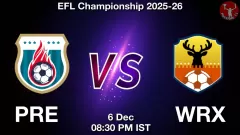 PRE vs WRX Match Result
