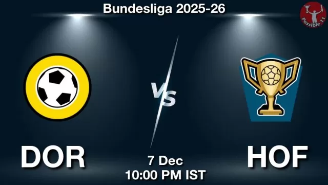 DOR vs HOF ड्रीम11 भविष्यवाणी, फैंटेसी फुटबॉल टीम - 07 दिसंबर 2025