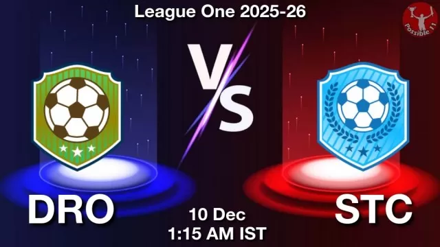 DRO vs STC Match Previews and Football Tips