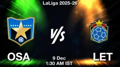OSA vs LET Match Result