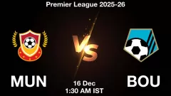 MUN vs BOU Match Result