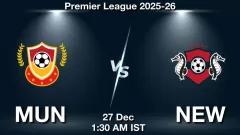 MUN vs NEW Match Result