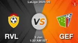 RVL vs GEF Match Preview & Latest Updates - <small>Sat, 03 Jan 01:30 AM IST</small>