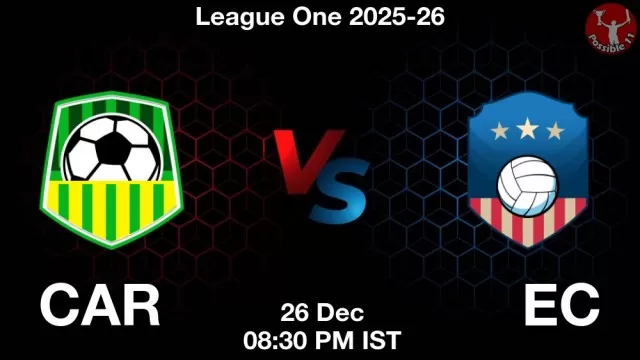 CAR vs EC Match Previews and Football Tips