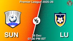 SUN vs LU Match Result
