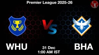 WHU vs BHA WHU vs BHA - Premier League